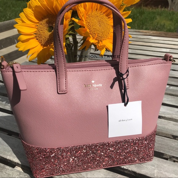 Kate spade Ina glitter Greta Court Satchel Peony - Picture 5 of 8
